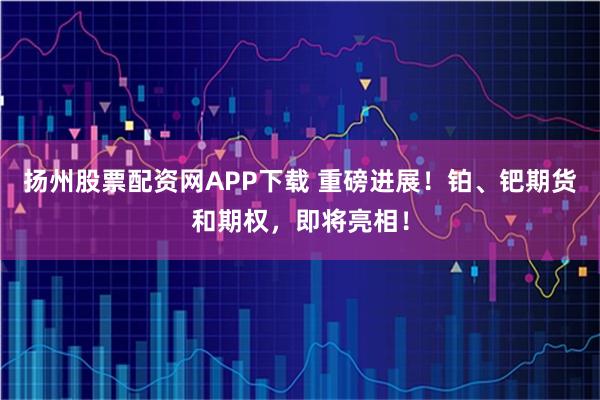 扬州股票配资网APP下载 重磅进展！铂、钯期货和期权，即将亮相！